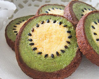 奇异果造型饼干怎么做_饼干的做法大全