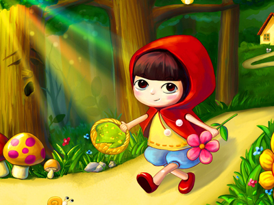 妈妈对小红帽说