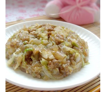 宝宝营养食谱:肉末卷心菜_宝宝食谱