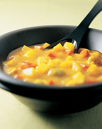 小儿便秘食谱推荐:苹果地瓜丁_宝宝食谱