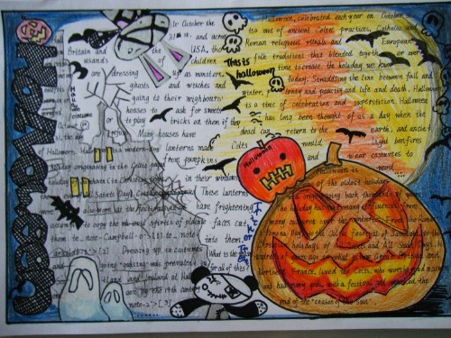 万圣节资料手抄报图片(二) _节日大全