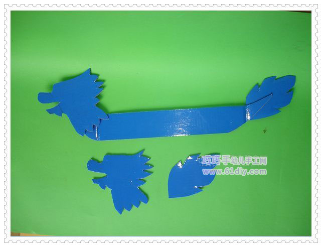 幼儿园端午节手工制作:龙舟 (二)