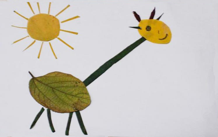 手工树叶粘贴画_树叶粘贴画_树叶粘贴画图片-007鞋网