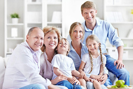 五彩缤纷亲子照