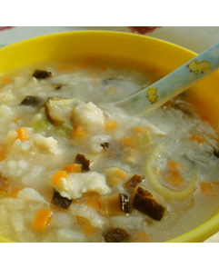 1岁宝宝美味食谱:薏米香菇粥_幼儿