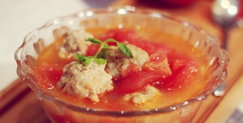 健脾开胃汤饮：肉丸番茄汤
