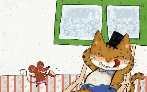 猫和老鼠的故事简笔画