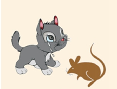 猫什么鼠成语_成语故事简笔画