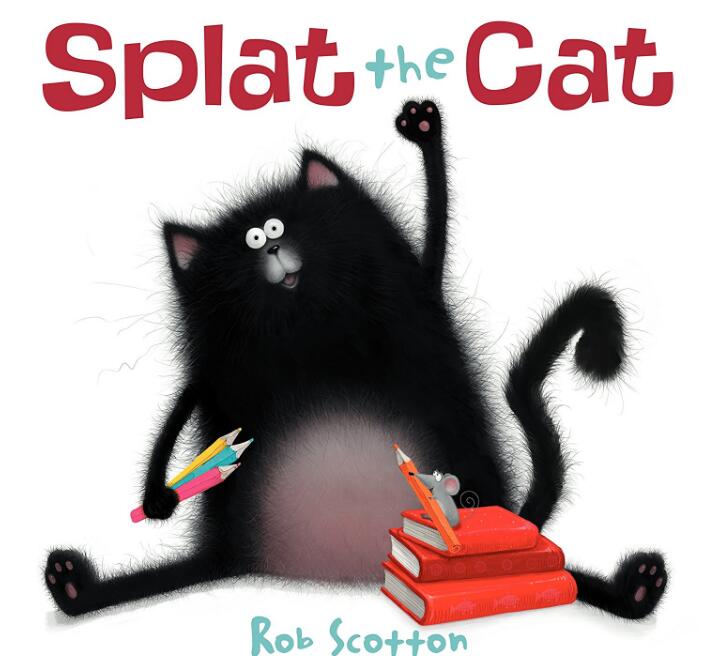 《Splat the Cat》啪嗒猫英文绘本16本pdf+音频百度网盘免费下载