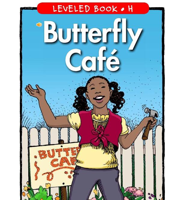 《Butterfly Cafe》RAZ分级英文绘本paf资源免费下载