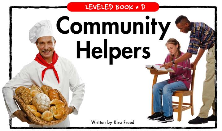 《Community Helpers》RAZ分级英语绘本pdf资源免费下载