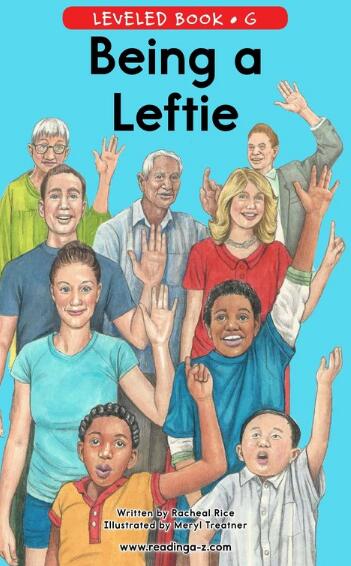 《Being a Leftie》RAZ分级绘本pdf资源免费下载
