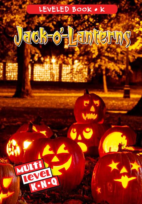 《Jack-o'-Lanterns》RAZ分级阅读绘本pdf资源下载