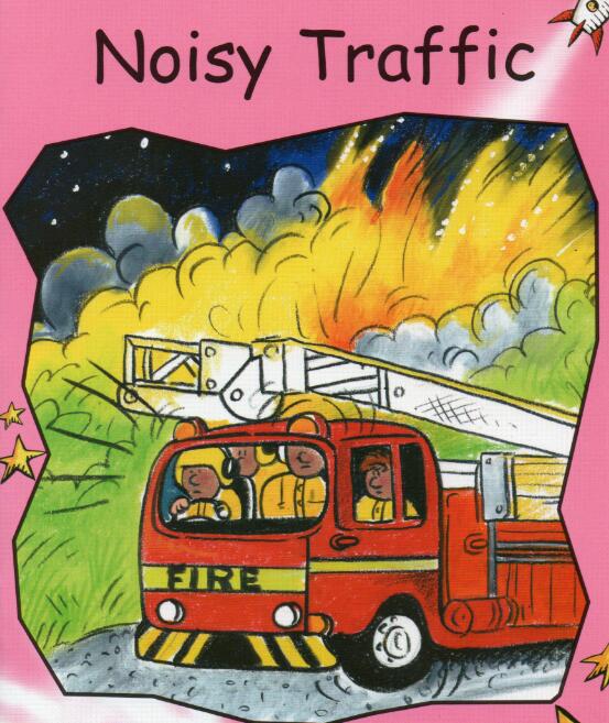 《Noisy Traffic》红火箭分级绘本故事pdf资源免费下载