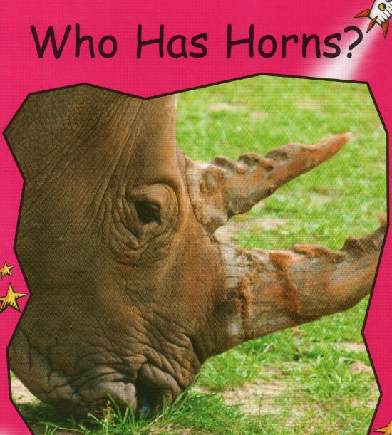 《Who Has Horns》红火箭分级阅读绘本pdf资源免费下载