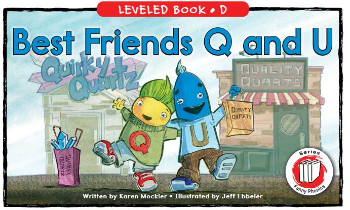《Best Friends Q and U》RAZ分级英文绘本pdf资源免费下载