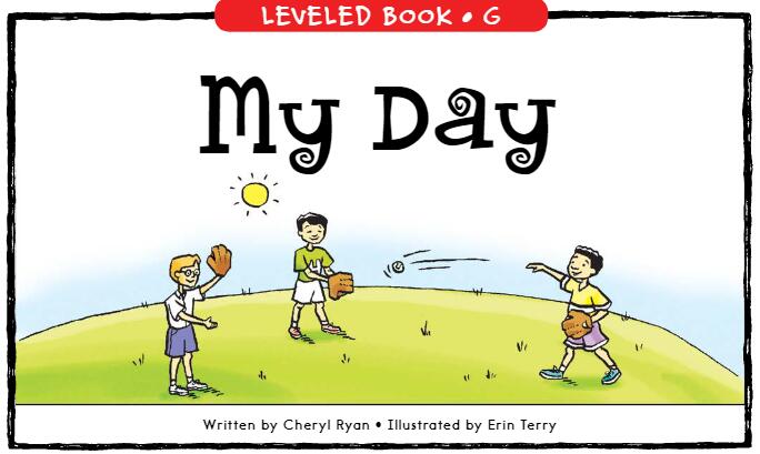 《My Day》RAZ分级英语绘本pdf资源免费下载
