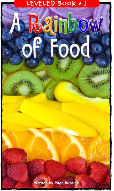 《A Rainbow of Food》RAZ分级绘本pdf资源免费下载