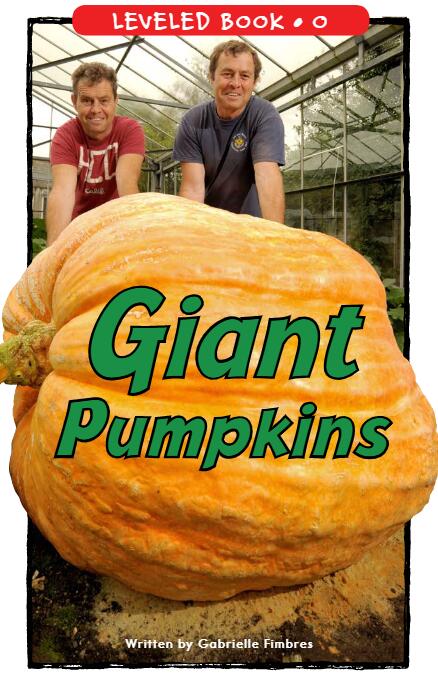 《Giant Pumpkins》RAZ分级绘本pdf资源免费下载