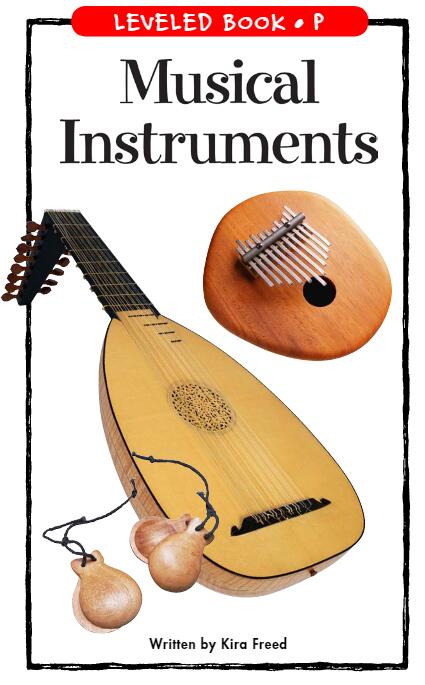 《Musical Instruments》RAZ分级绘本pdf资源免费下载