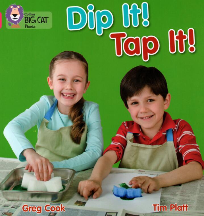 《Dip It!Tap It》大猫自然拼读英文绘本pdf资源免费下载