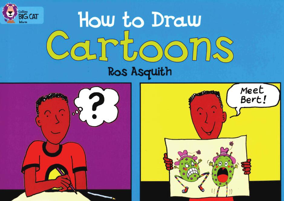 《How to Draw Cartoons》大猫分级绘本pdf资源免费下载