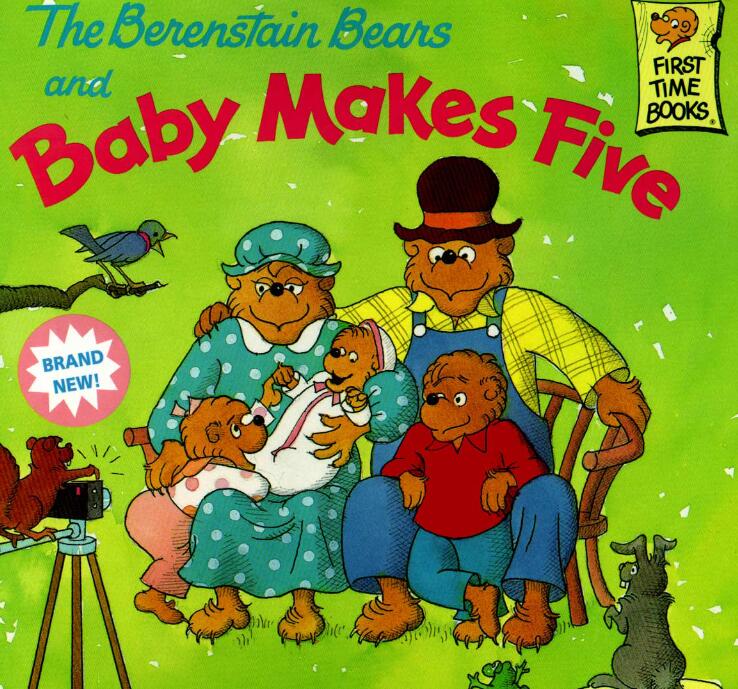 《The Berenstain Bears and Baby Makes Five》绘本pdf资源免费下载
