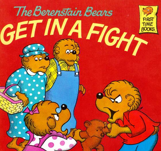 《The Berenstain Bears Get in a Fight》绘本pdf资源免费下载