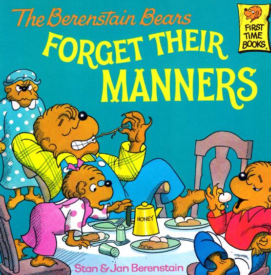 《The Berenstain Bears Forget Their Manners》绘本pdf资源免费下载
