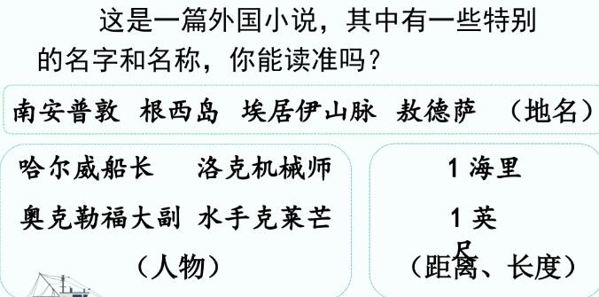 2021年部编版四年级下册第23课《"诺曼底号"遇难记》PPT课件下载