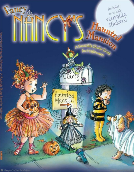 Fancy Nancy's Haunted Mansion: A Reusable Sticker Book for Halloween!绘本PDF免费下载