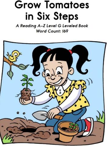 《Grow Tomatoes in Six Steps》绘本翻译及pdf资源下载