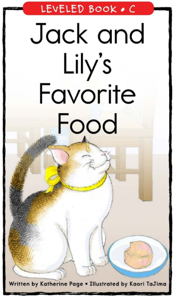 Jack and Lily's Favorite Food绘本PDF+音频百度云下载