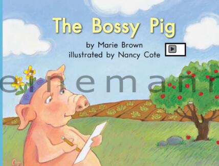 《The Bossy Pig》绘本翻译及pdf资源百度网盘下载