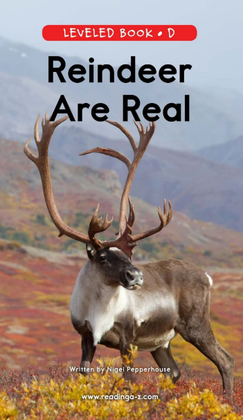Reindeer Are Real绘本PDF+音频百度云免费下载