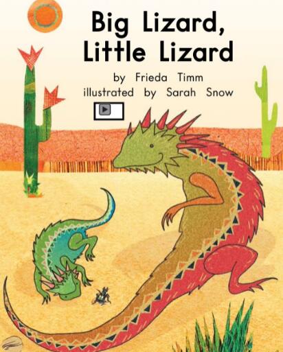 《Big Lizard Little Lizard》绘本翻译及pdf资源下载