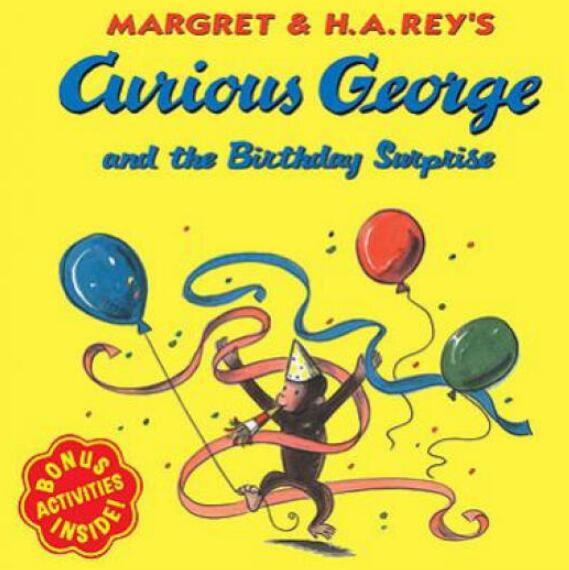 《Curious George and the Birthday Surprise》pdf+mp3资源下载