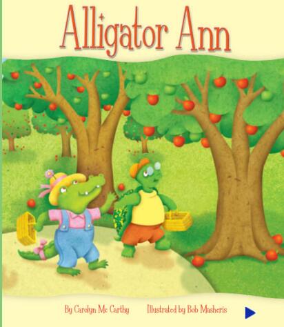 《Alligator Ann》英文儿歌绘本pdf资源下载