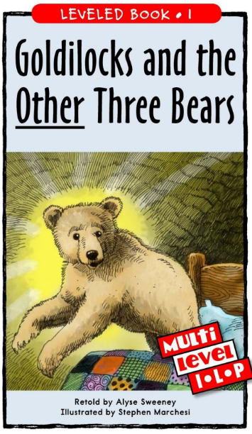 Goldilocks and the Other Three Bears绘本PDF+音频资源免费下载
