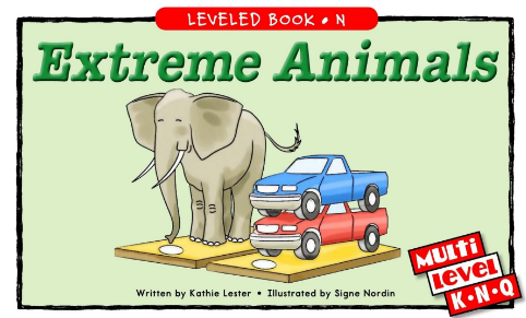 Extreme Animals绘本PDF+音频百度网盘免费下载