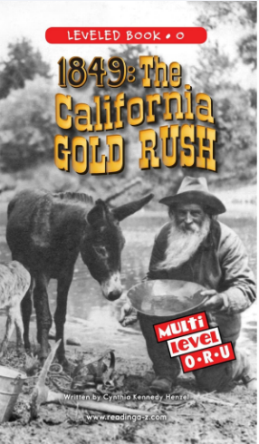 1849: The California Gold Rush绘本PDF+音频百度网盘免费下载