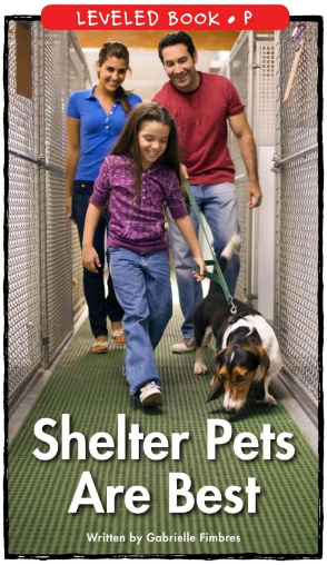 Shelter Pets Are Best绘本PDF+音频百度网盘免费下载