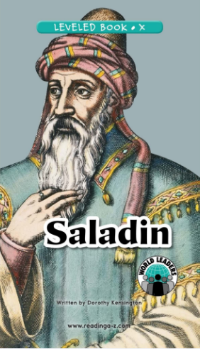 raz x级阅读Saladin绘本PDF+音频百度网盘免费下载