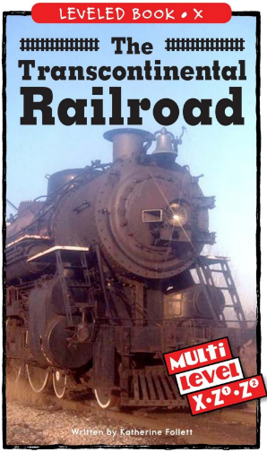 raz x级阅读The Transcontinental Railroad绘本PDF+音频百度网盘免费下载