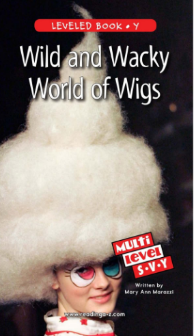 raz Y级阅读Wild and Wacky World of Wigs绘本PDF+音频资源免费下载