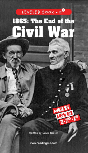 raz Z级阅读1865 The End of the Civil War绘本PDF+音频资源免费下载