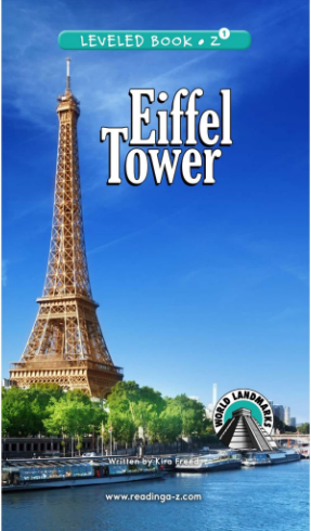 raz Z1级阅读Eiffel Tower绘本PDF+音频资源免费下载