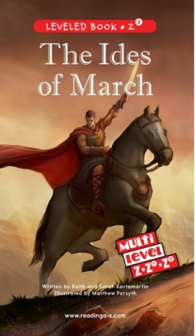 raz Z2级阅读The Ides of March绘本PDF+音频资源免费下载