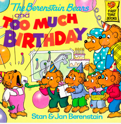 贝贝熊The Berenstain Bears and Too Much Birthday电子书资源免费下载