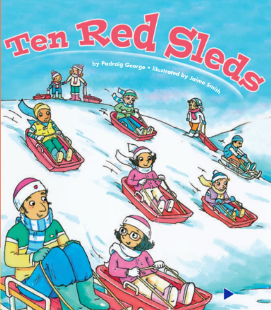 培生pearson读物Ten Red Sleds绘本电子版资源免费下载